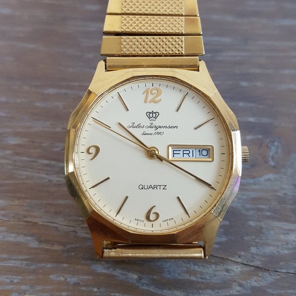 jules jurguensen Accessories Jules Jrgensen Since 74 Gold Tone Day